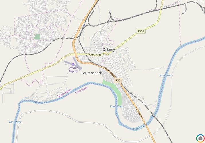 Map location of Lourenspark